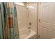 Bathroom with shower and tub, plus a door to bedroom at 333 Carolina Springs Ct., Conway, SC 29527