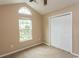 Simple bedroom with vaulted ceiling and window at 333 Carolina Springs Ct., Conway, SC 29527