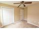 Bedroom with double door closet and ceiling fan at 333 Carolina Springs Ct., Conway, SC 29527