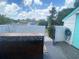 Backyard patio with a wooden bar and access to the parking lot at 306 21St Ave. S # 4A, Myrtle Beach, SC 29577