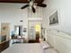 Main bedroom with a queen bed and access to the bathroom at 306 21St Ave. S # 4A, Myrtle Beach, SC 29577