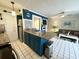 Living room features a sofa and is open to the kitchen at 306 21St Ave. S # 4A, Myrtle Beach, SC 29577