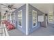 Relaxing covered porch with rocking chairs at 3815 Ed Smith Ave., Myrtle Beach, SC 29588