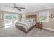 Main bedroom with water views and private balcony at 3815 Ed Smith Ave., Myrtle Beach, SC 29588