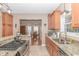 Kitchen with granite countertops, stainless steel appliances and an island at 3815 Ed Smith Ave., Myrtle Beach, SC 29588