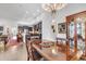 Elegant dining room with hardwood floors and a large table at 3722 White Wing Circle, Myrtle Beach, SC 29579