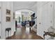 Elegant entryway with hardwood floors, leading to a spacious living area at 3722 White Wing Circle, Myrtle Beach, SC 29579