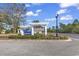 Community entrance sign for Clear Pond at 3722 White Wing Circle, Myrtle Beach, SC 29579