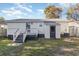 Backyard view showing a deck, storage shed, and central AC unit at 838 Marlin Ct., Murrells Inlet, SC 29576