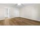 Bedroom with hardwood floors and en-suite bathroom access at 3449 Church St., Loris, SC 29569