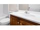 Clean bathroom with wood vanity and a bathtub at 3449 Church St., Loris, SC 29569