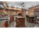 Well-equipped kitchen with granite countertops and island at 19 South Gate Rd., Myrtle Beach, SC 29572