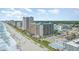 Aerial view of Landmark Resort along the beach at 1501 S Ocean Blvd. # 330, Myrtle Beach, SC 29577