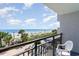 Balcony overlooking the beach and ocean at 1501 S Ocean Blvd. # 330, Myrtle Beach, SC 29577