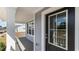 Front porch view of charming craftsman home with gray siding at 1889 Brook Park Pl., Conway, SC 29526