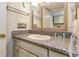 Bathroom vanity with granite countertop and sink at 200 76Th Ave. N # 511, Myrtle Beach, SC 29577