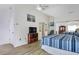 Main bedroom with a TV and large closet at 6001 S Kings Hwy., Myrtle Beach, SC 29575