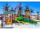 Community splash zone with slides and pirate ship theme at 6001 S Kings Hwy., Myrtle Beach, SC 29575