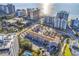 Aerial view of a complex near the beach with a pool and parking at 6803 N Ocean Blvd. # 230, Myrtle Beach, SC 29572