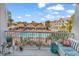 Balcony view of resort pool and surrounding area at 6803 N Ocean Blvd. # 230, Myrtle Beach, SC 29572
