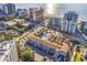 Aerial view of a complex near the beach with a pool and parking at 6803 N Ocean Blvd. # 230, Myrtle Beach, SC 29572