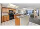Well-equipped kitchen with granite counters and ocean view at 2301 Ocean Blvd. S # 1218, Myrtle Beach, SC 29577