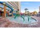 Fun kiddie pool with water features and a slide at 7100 N Ocean Blvd. # 913, Myrtle Beach, SC 29572