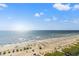 Expansive view of beach with ocean and people at 7100 N Ocean Blvd. # 913, Myrtle Beach, SC 29572