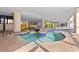 Kid-friendly pool area with water features at 7100 N Ocean Blvd. # 913, Myrtle Beach, SC 29572