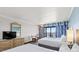 Two double beds, dresser, TV and ocean view at 7100 N Ocean Blvd. # 913, Myrtle Beach, SC 29572