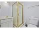 Bathroom with shower and toilet at 4400 Saint Andrews Ct., Murrells Inlet, SC 29576