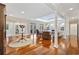 Bright living room with hardwood floors, high ceilings and access to backyard at 4400 Saint Andrews Ct., Murrells Inlet, SC 29576