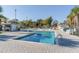 Relaxing community pool with surrounding lounge chairs at 5905 South Kings Hwy. # A246, Myrtle Beach, SC 29575