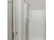 Clean shower with glass enclosure and white walls at 6001-Mh 32A S Kings Hwy., Myrtle Beach, SC 29575