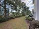 Large backyard with patio furniture and privacy at 1188 Fairway Ln. # 7, Conway, SC 29526