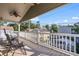 Relaxing deck overlooking neighboring houses, perfect for enjoying the outdoors at 6001 - 1870 S Kings Hwy., Myrtle Beach, SC 29575