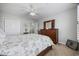 Bedroom with double bed and dresser at 160 Freeboard Ln. # 802, Carolina Shores, NC 28467