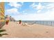 Oceanfront patio with chaise lounges and hammock at 6900 N Ocean Blvd. # 625, Myrtle Beach, SC 29572