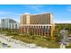 Oceanfront resort building with balconies and beach access at 6900 N Ocean Blvd. # 625, Myrtle Beach, SC 29572