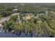 Aerial view of homes and community with waterfront access at 372 Chamberlin Rd., Myrtle Beach, SC 29588