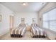 Bedroom with two twin beds, ample closet space, and a large window at 812 Lalton Dr., Conway, SC 29526