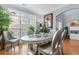 Elegant dining room with large table and seating for six at 505 Quincy Hall Dr., Myrtle Beach, SC 29579