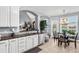 Eat-in kitchen with stainless steel appliances and granite counters at 505 Quincy Hall Dr., Myrtle Beach, SC 29579