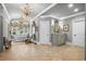 Spa-like bathroom with a soaking tub, walk-in shower, and large window at 3601 Ocean Blvd. N, Myrtle Beach, SC 29577