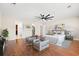 Spacious Primary bedroom with hardwood floors and ceiling fan at 2248 Beauclair Ct., Myrtle Beach, SC 29579