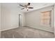 Bedroom with carpet flooring, ceiling fan, and closet at 2248 Beauclair Ct., Myrtle Beach, SC 29579