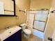 Updated bathroom with a tub and shower combination at 4819 Orchid Way # 104, Myrtle Beach, SC 29577