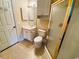 Clean bathroom featuring a shower/tub combo and updated vanity at 4819 Orchid Way # 104, Myrtle Beach, SC 29577