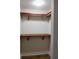 Spacious closet with double hanging rods and shelves at 421 Cambridge Circle # F8, Murrells Inlet, SC 29576