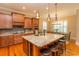 Gourmet kitchen featuring granite countertops, stainless steel appliances, and an island at 119 Cockle Shell Ct., Pawleys Island, SC 29585